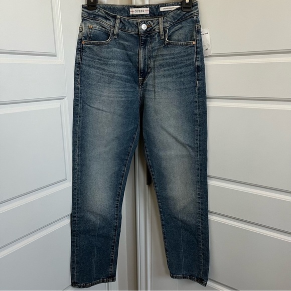 Guess Cropped Slim Straight Jeans Size 26 - Picture 4 of 11